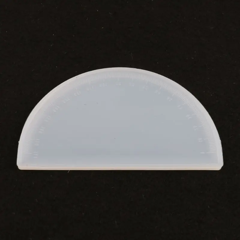 

4 Shapes Silicone Resin Ruler Molds Straignt Square Triangular Rulers Protractor K3ND
