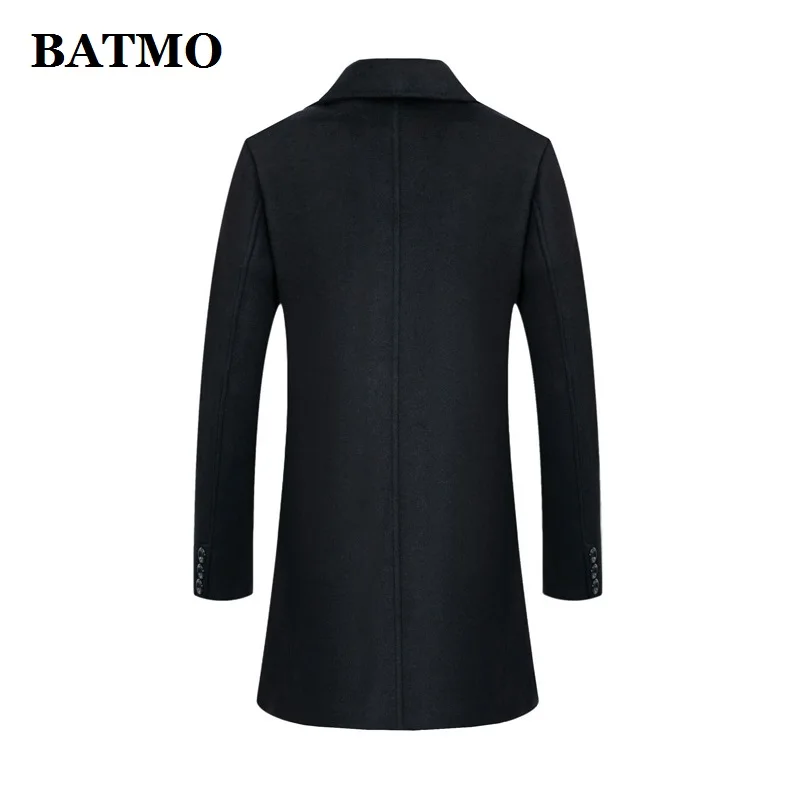 Новое поступление зимнее высококачественное шерстяное длинное пальто BATMO для