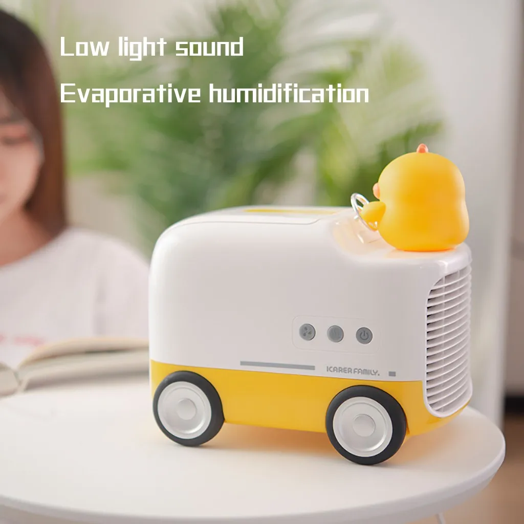 Домашний мини Кондиционер Портативный Воздушный Охладитель милый светодиодный