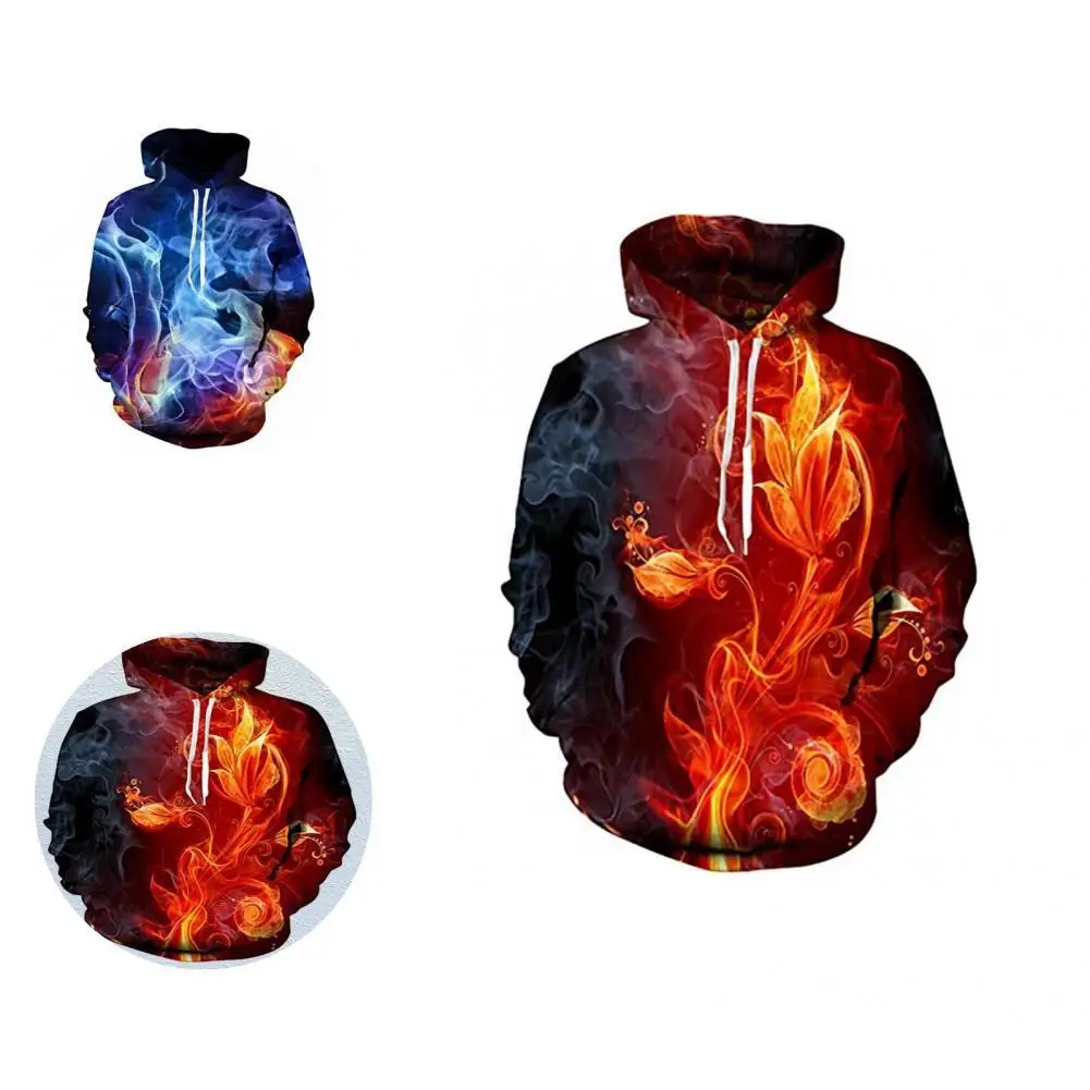 

Теплая Модная Мужская толстовка с капюшоном и 3D принтом, легкий мужской свитшот с усадочными манжетами для школы