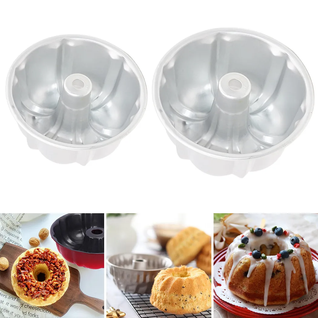 

Non Stick Baking Cake Mold Fluted Round Cake Pan Spiral Ring DIY Cakes Bakeware 3D Bread Pastry Baking Mold Cake Decorating Tool