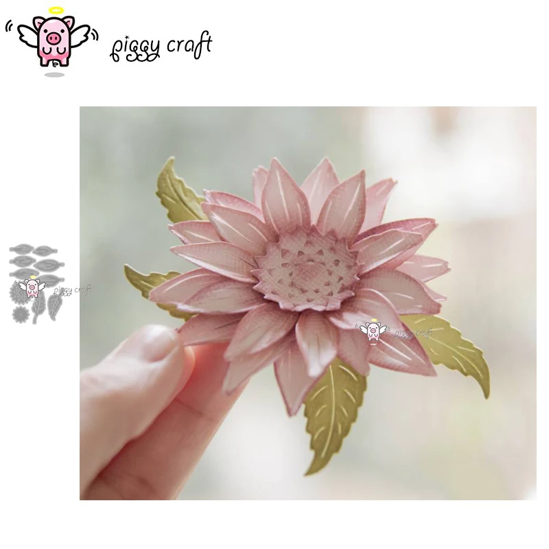 Металлические Вырубные штампы форма для вырезания цветов Листьев украшения