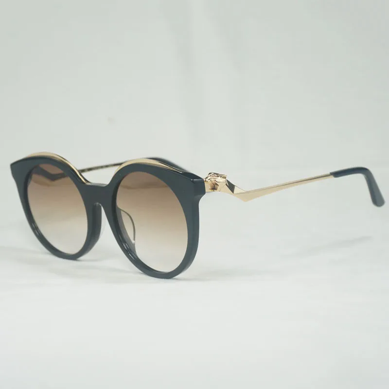 Vintage Leopard Style Sunglasses Women Eyewear Women For Summer Outdoor Round Oculos Gafas