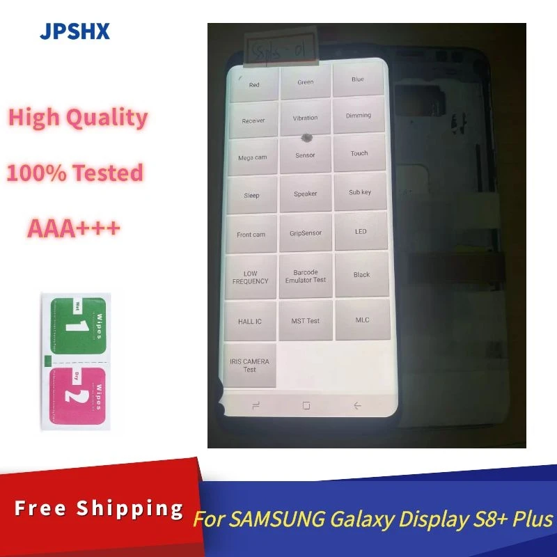Point and line Single choice Super AMOLED LCD For SAMSUNG Galaxy Display S8+ Plus G955U G955F Touch Screen Digitizer
