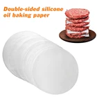 40 шт. 11 см бумага гамбургера, пергамент, антипригарная бумага для выпечки масла для бургеров, пресс для ранней барбекю, духовки, кухонные принадлежности
