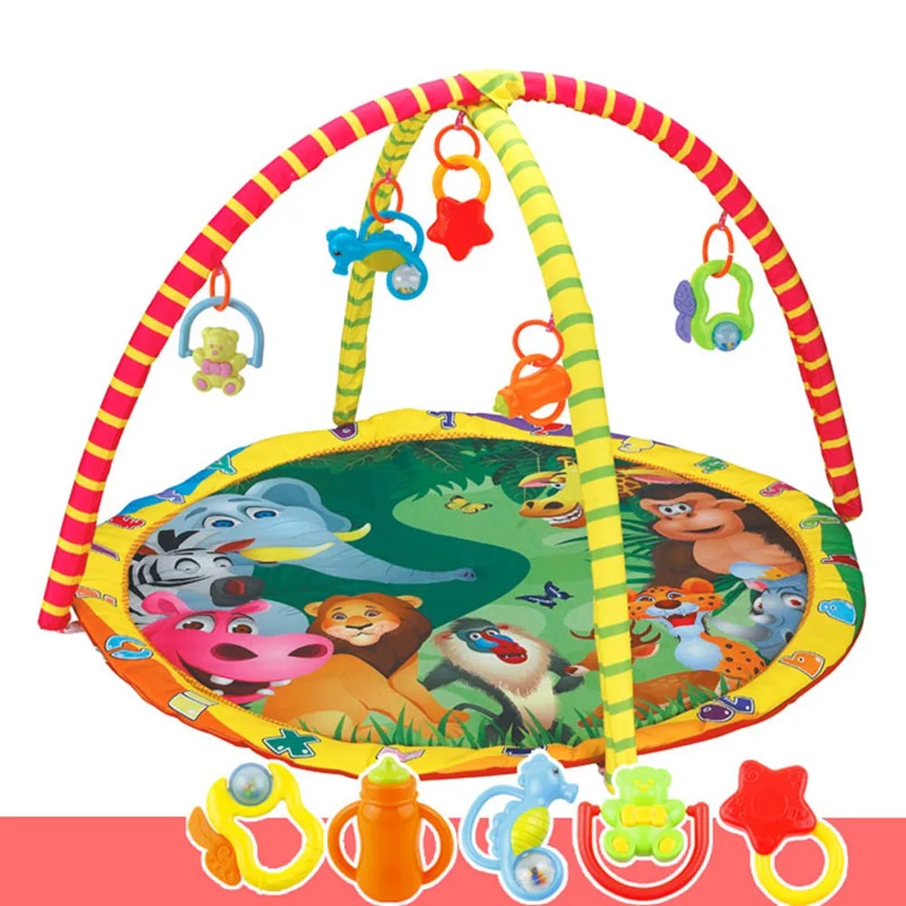 Детский игровой коврик-одеяло для стойка фитнеса коврик ползания игрушки