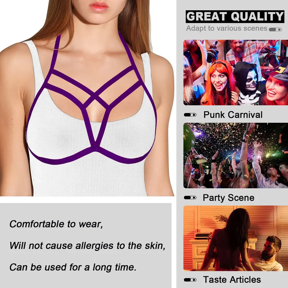 Модный бюстгальтер на бретелях, топы, фетиш, пояс на талию, одежда в стиле панк, готика, сексуальное нижнее белье на бретелях, одежда для вечеринки