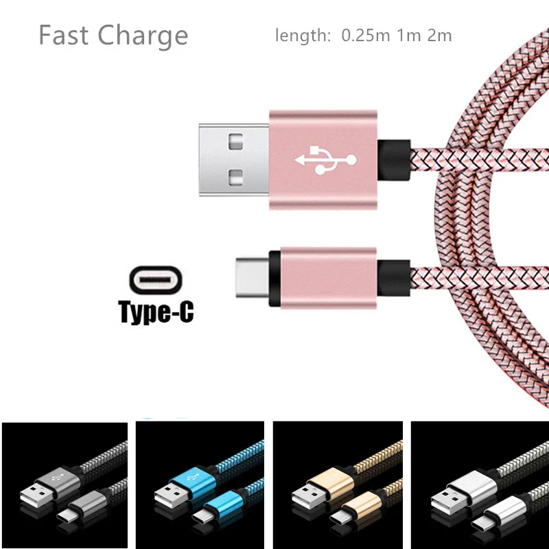 Зарядный кабель USB C для быстрой зарядки и передачи данных Type huawei P20 mate 10 lite LG G6 H870 LGM