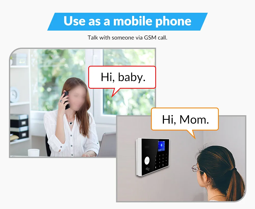 Беспроводная GSM сигнализация FUERS G34 для дома умная система охранной сигнализации