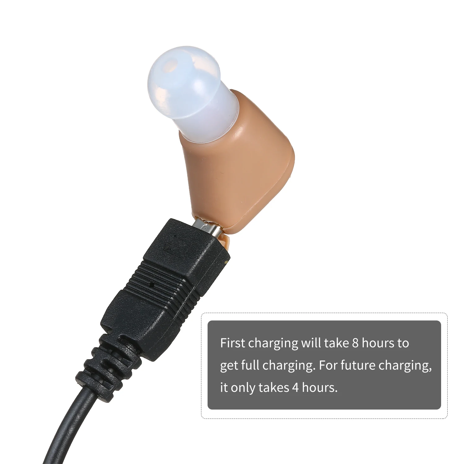 Слуховой аппарат Mini ITE для ушей персональный усилитель звука (подходит обеих