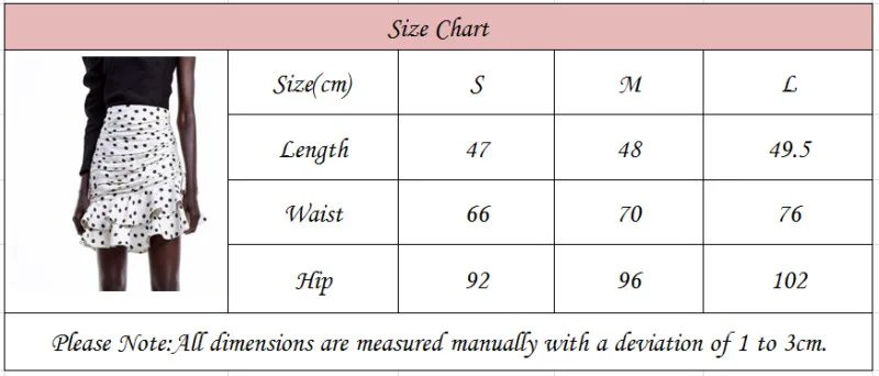 

Fashion Dot Ruffle Skirt Women's Mini Skirt High Waist Sexy Floral Dot Ruffles Summer Beach Holiday Mini Skirt