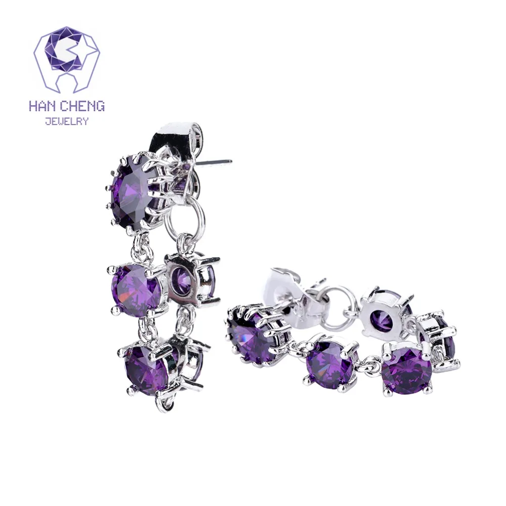 HanCheng Новые Модные Роскошные Очаровательные висячие серьги-подвески с