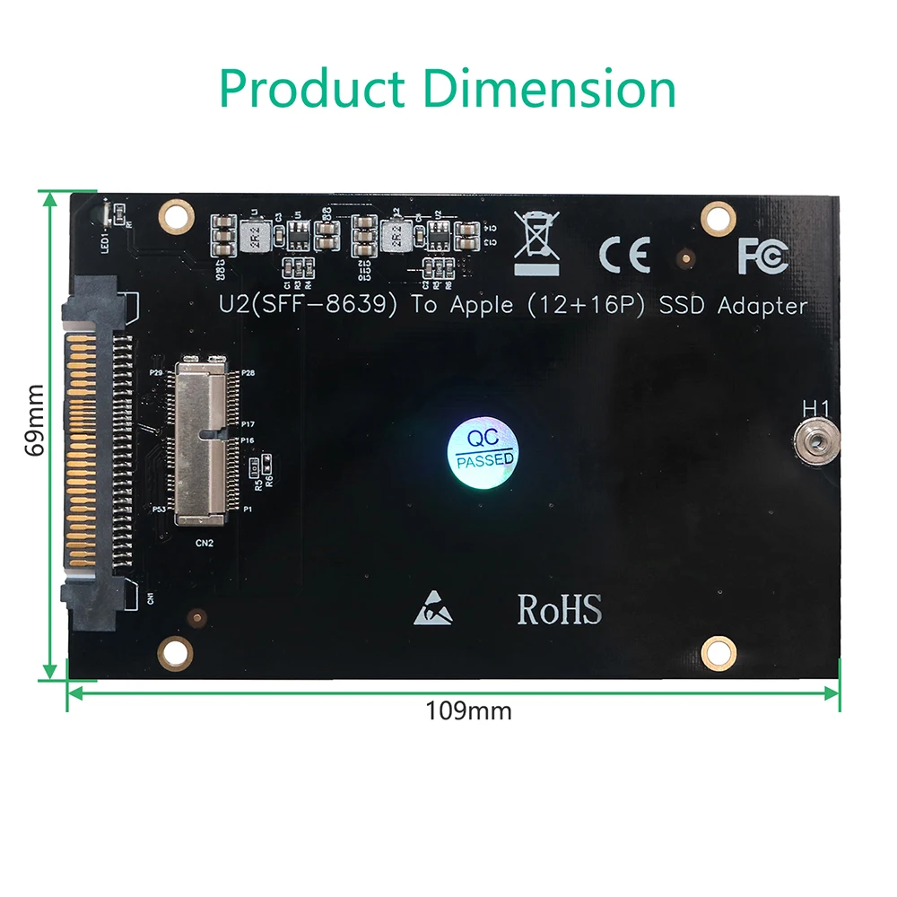 Переходник SSD M2 PCIe к SFF 8639 U.2 адаптер 3 5 дюйма кронштейн для MacBook Air Pro Retina 2013 2014 2015 2016
