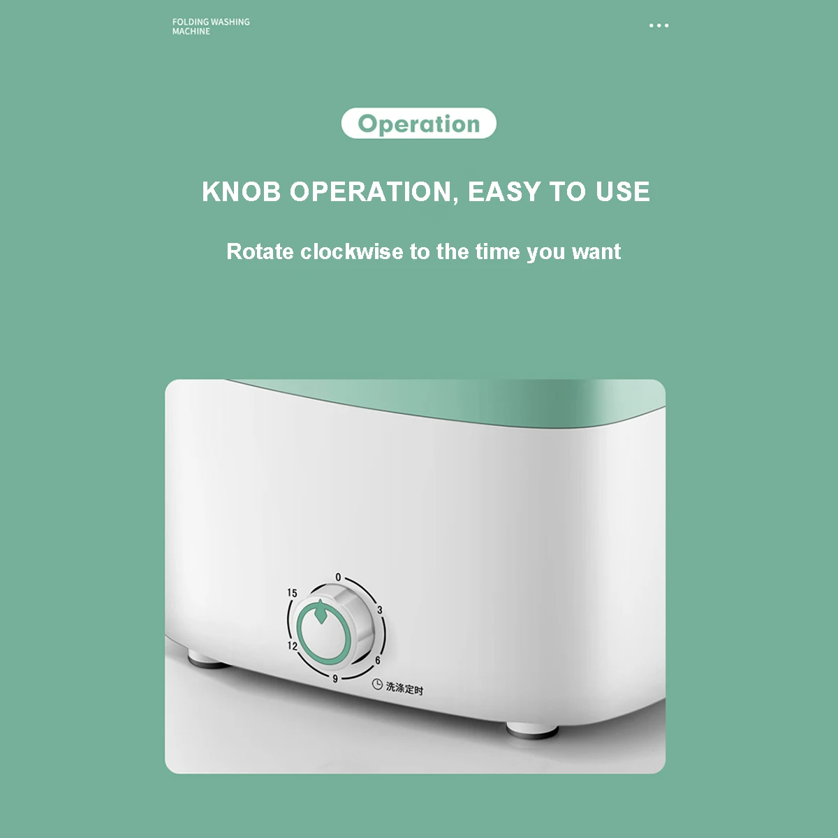 

Ultrasoni Folding Clothes Washing Machine Portable Semi-automatic Laundry Underwear Cleaning Dehydration Washing Machine 220V