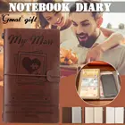 Кожаный дневник, 2 вида, с гравировкой, для моей жены, мой мужчина, записная книжка с гравировкой, 20x12 см