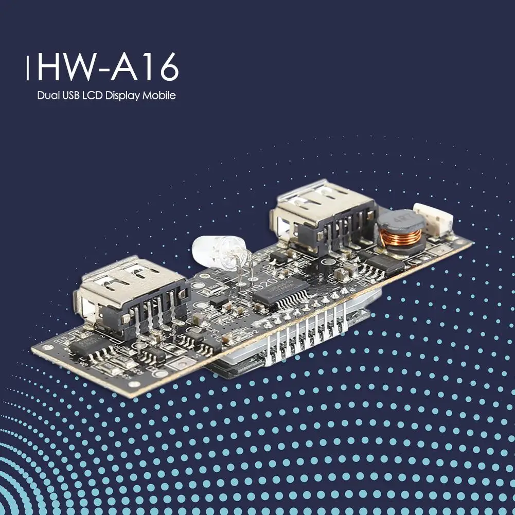 Двойной USB PCB BMS ЖК дисплей Мобильный банк питания аксессуары 18650 зарядное