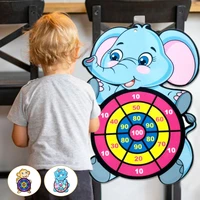 kids target sticky ball dartboard creative throw party outdoor sports indoor cloth toys educational board games for basketball
