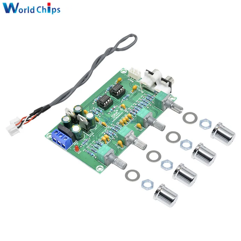 Новая стерео плата предварительного усилитель предусилитель NE5532 аудио модуль 4