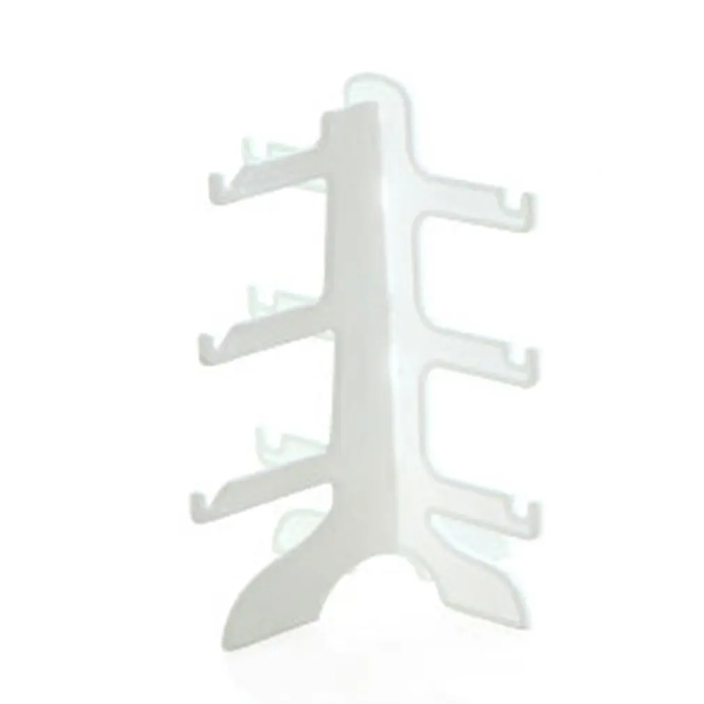 Очки солнцезащитные очки шоу стенд 3 слоя белый/прозрачная стойка держатель