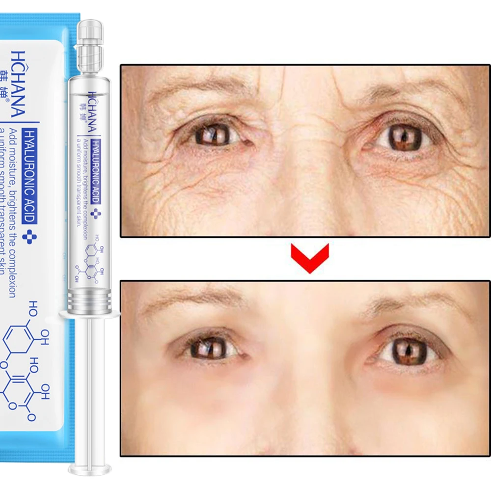 10ml Hyaluronic Acid Face Serum Deep Moisturizing Anti-Wrinkle Anti Aging Collagen Essence Whitening Remove Acne Skin Care TSLM1