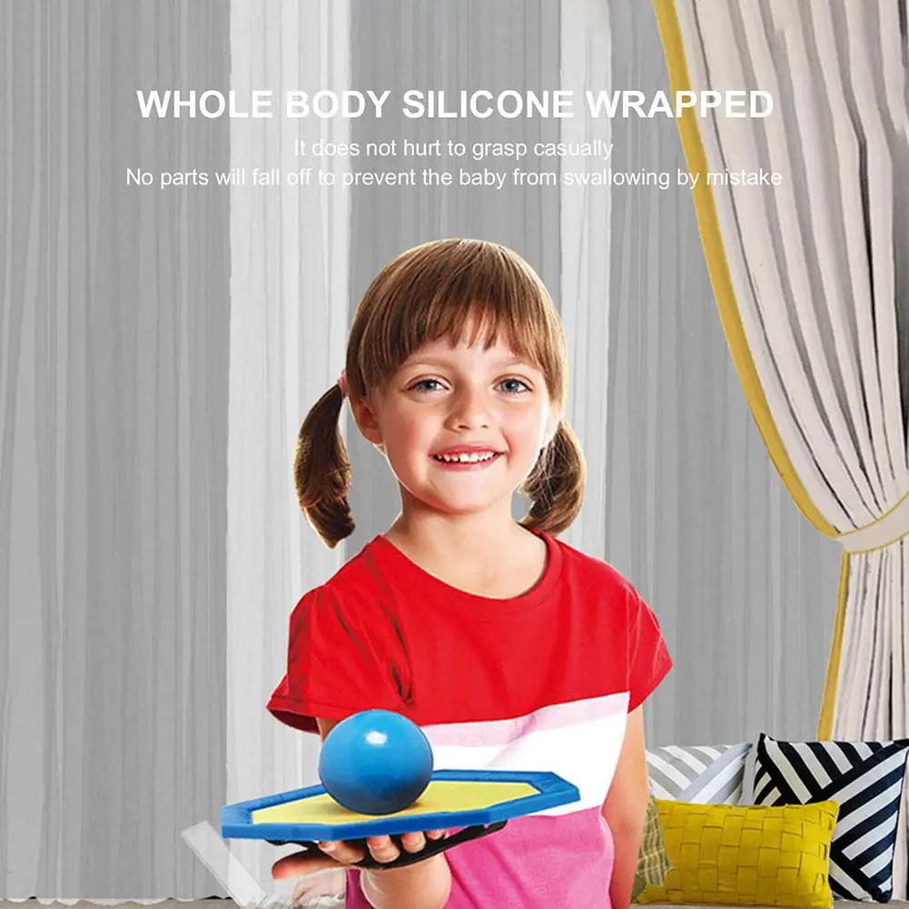 

1pc TPR Decompression Ball Sticky Squash Ball Suction Decompression Toy Sticky Target Ball Children's Toy Response capability