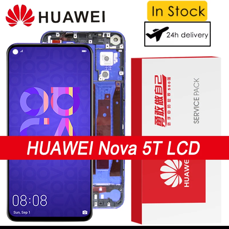 100% Оригинальный 6 26 ''дисплей для Huawei Nova 5T YAL-L21 L61A L61D L71A ЖК-сенсорный экран