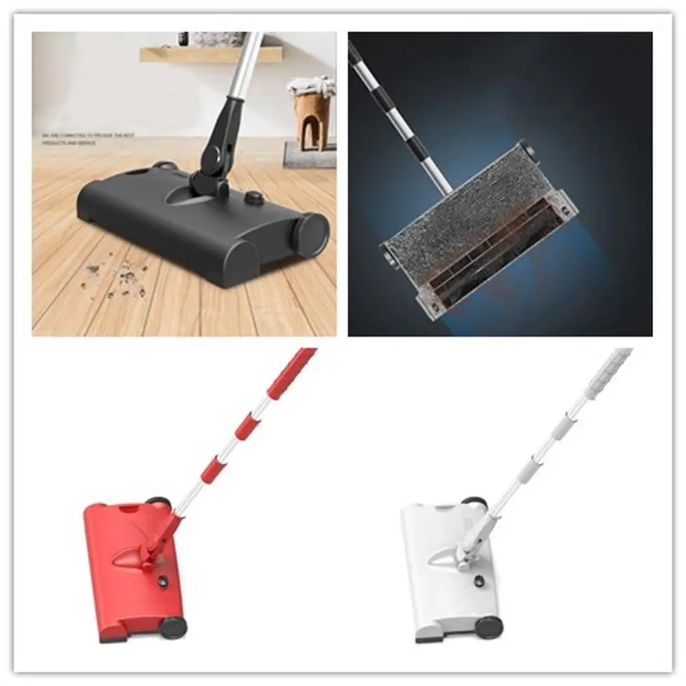 Беспроводная подметальная машина нажимная ручная ручка для совка метлы бытовая