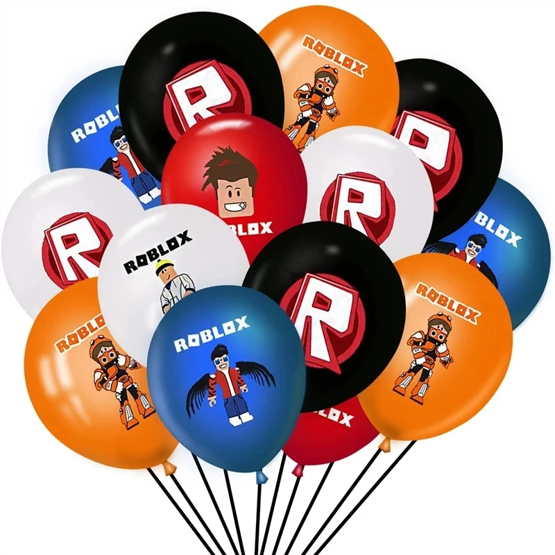Фольгированные воздушные шары Robloxs Пиксельная звезда набор для игр тематическое