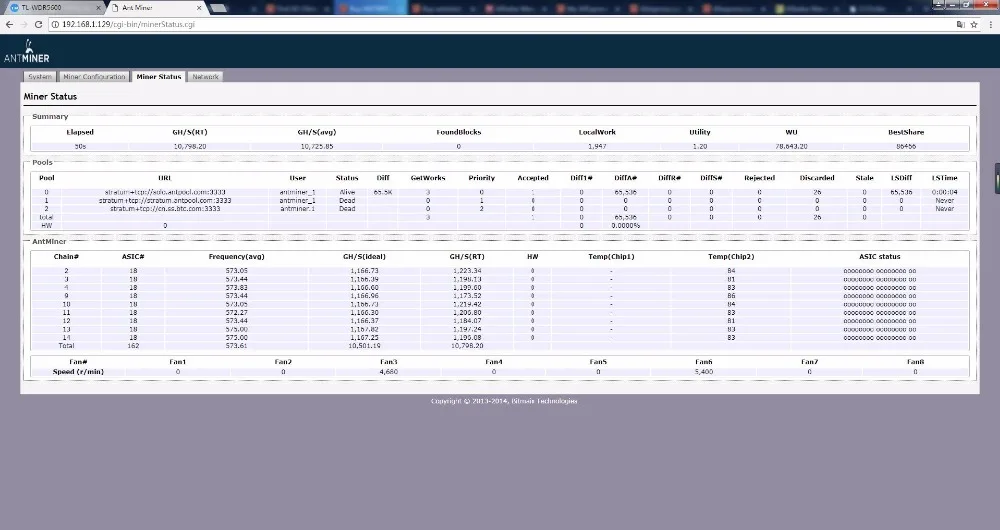 Б/у AntMiner T9 10,5 T ASIC Майнер для биткойнов BCH Miner 16nm BTC Mining machine 10500G с PSU(источник питания BITMAIN