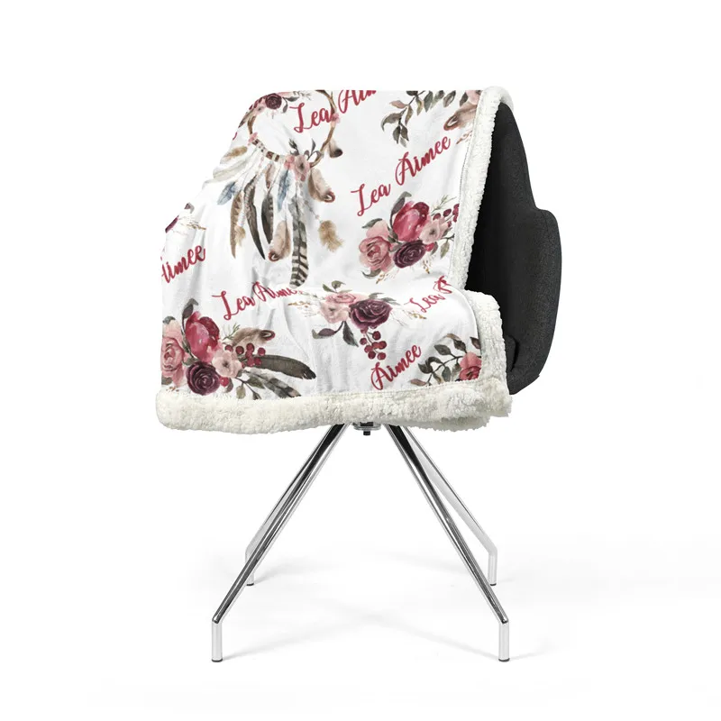 Индивидуальное детское одеяло Пеленальное постельное белье пеленка для