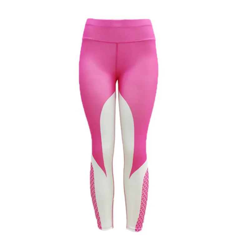 

Women's pants geometric honeycomb digital printing hip high waist sports yoga leggings