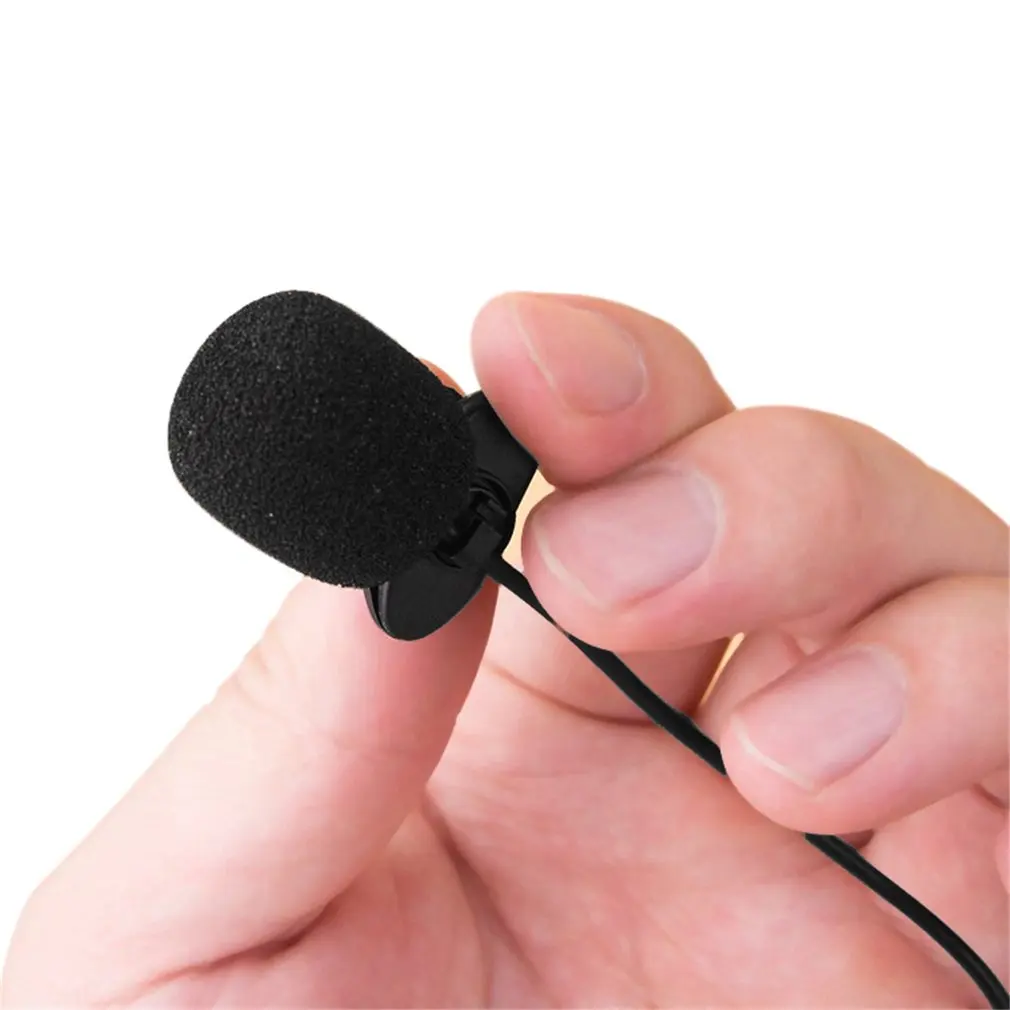 1 шт. 3 5 мм мини студийный речевой микрофон Hands Free Clip on для компьютера ПК ноутбука