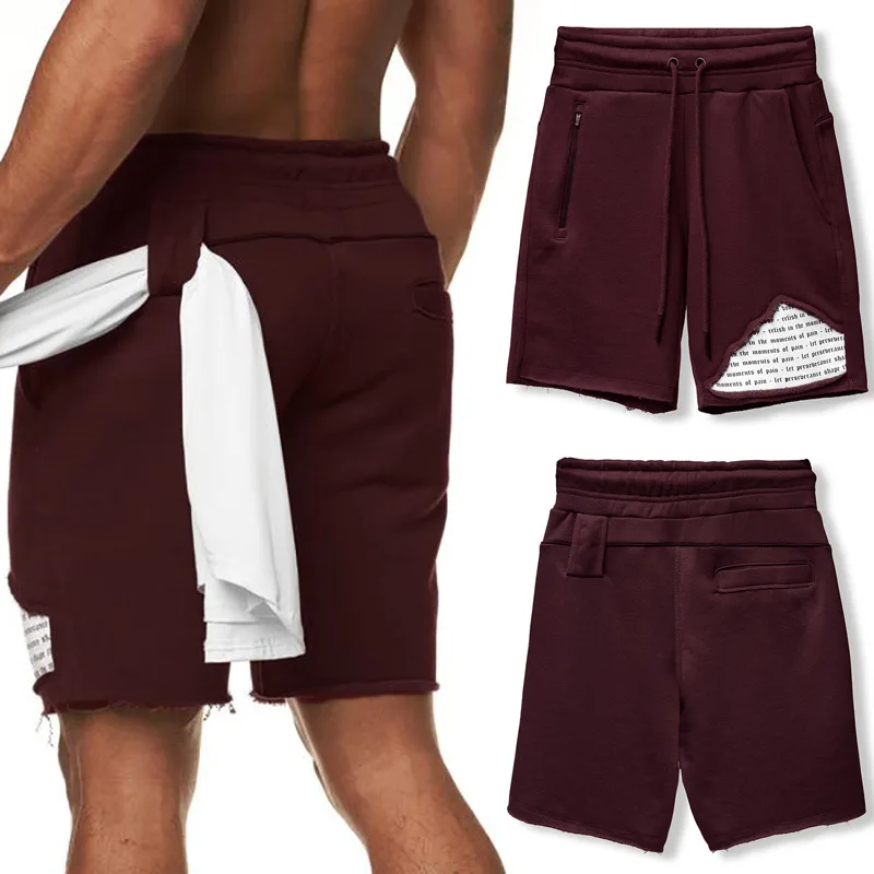 

2021 New Men Shorts Summer Fashion Casual Men Bodybuilding Breathable Shorts