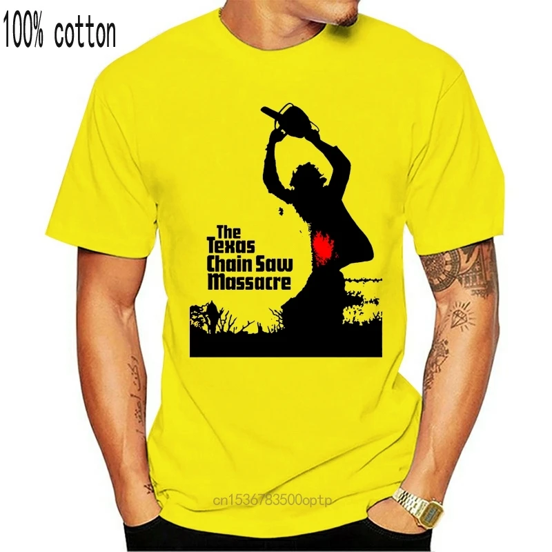 Техас цепи пилы резня V9 Футболка белая о фильме все размеры S 5Xl|Мужские футболки| |