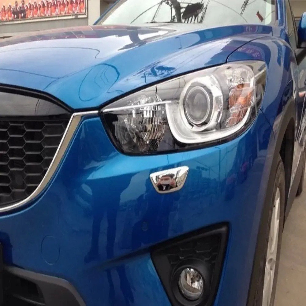 

Для Mazda CX-5 CX5 2012-2014 2015 2016 передняя фара автомобиля, моющаяся крышка рамы приборной панели, отделка, Аксессуары для стайлинга автомобиля