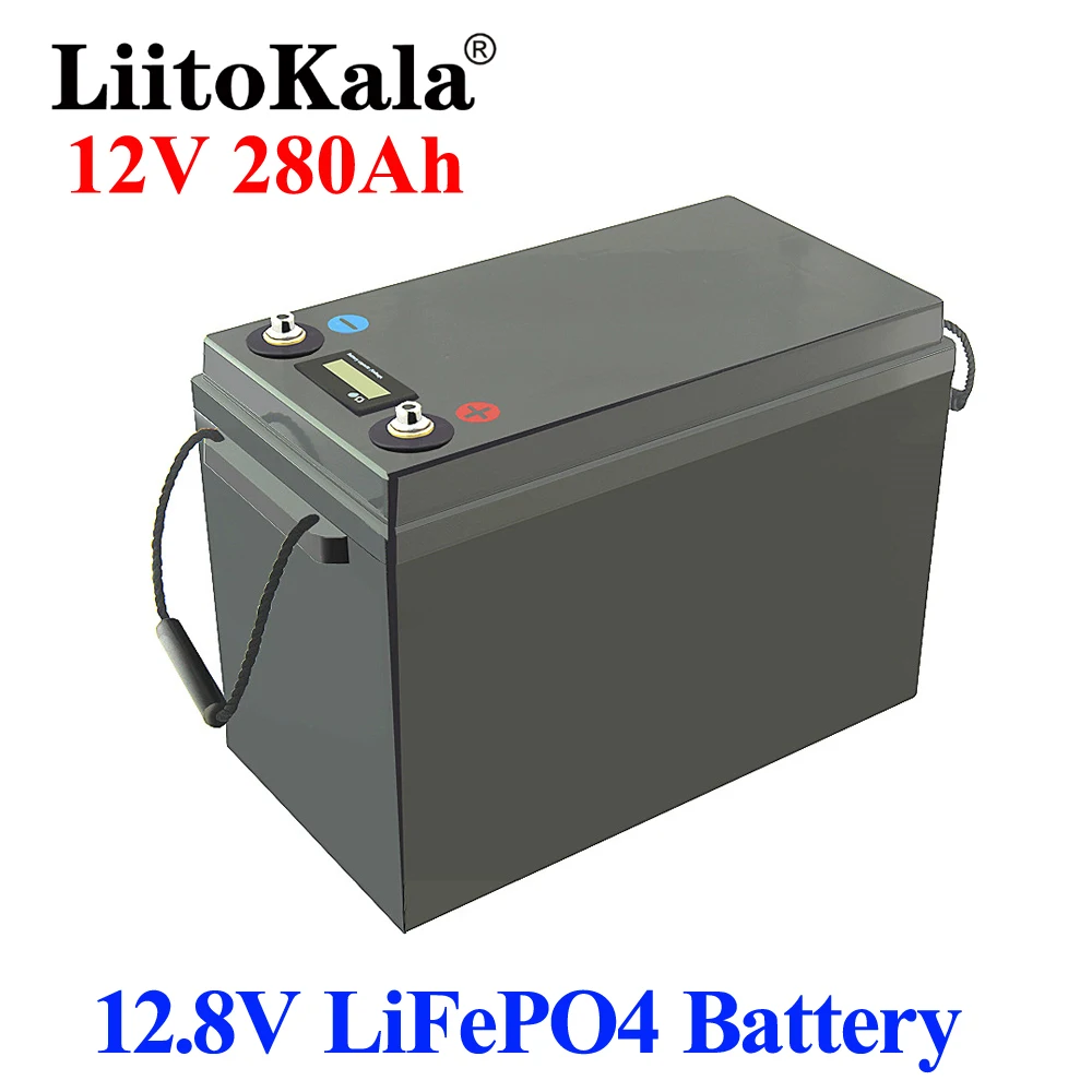 

LiitoKala 12V 280Ah lifepo4 battery DIY 12.8V 280AH rechargeable battery pack for E-scooter RV Solar Energy storage system