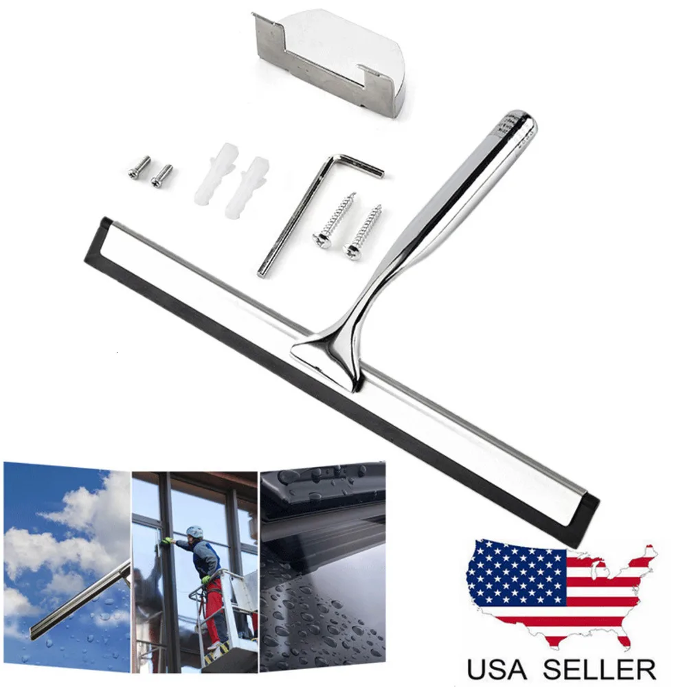 Стеклоочиститель из нержавеющей стали скребок для душа щетка зеркала в ванной