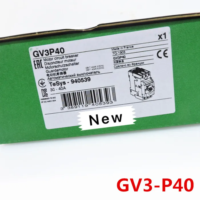 100% Новый оригинальный в коробке 1 год гарантии GV3-P40 GV3P40 30-40A | Электроника