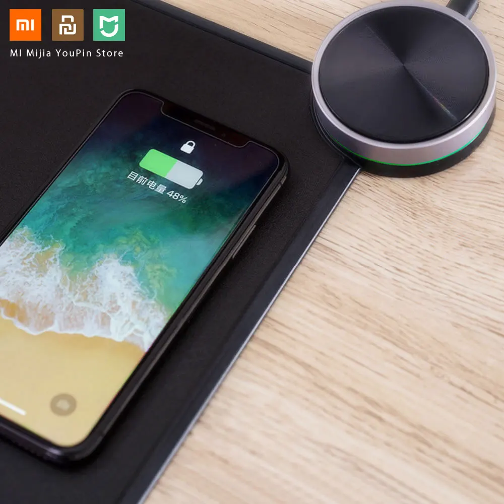 Оригинальный коврик для мыши Xiaomi MIIIW смарт Qi Standard с поддержкой Mi Mix2S Беспроводной