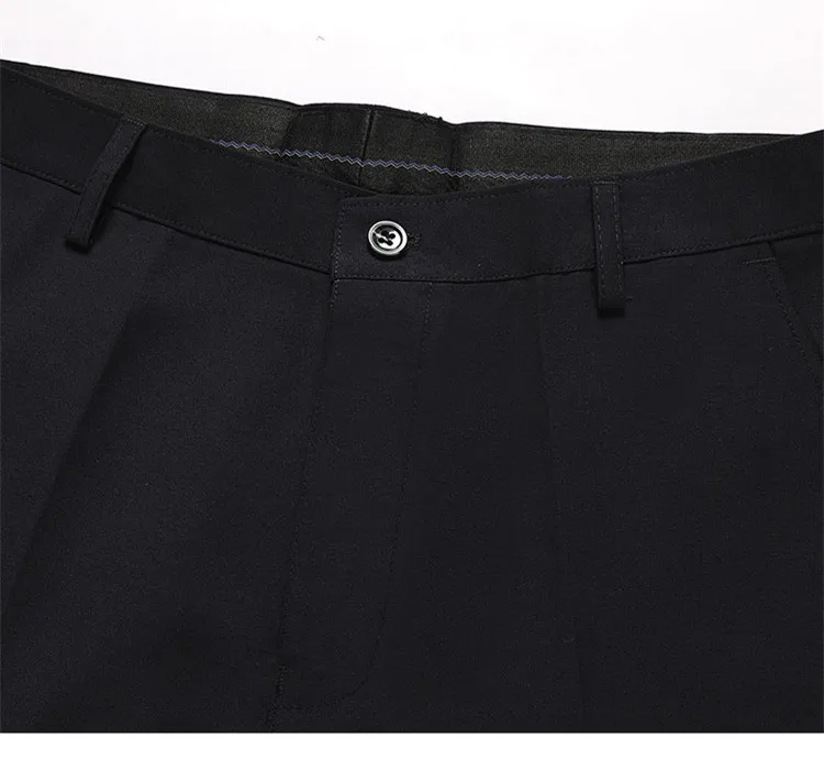 

BAIDAFEI Plus Size 40 38 Winter Warm Fleece Suit Mens Mart Casual Pants Middle-aged and Elderly Men Plus Velvet Thick Trousers