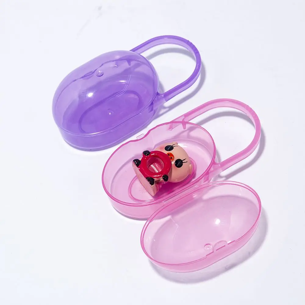 Портативный контейнер для хранения детской соски пустышки младенцев держатель