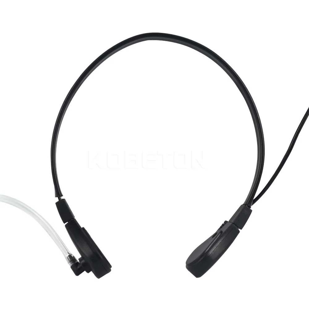 Горло микрофон наушники безопасности Вибрация игровая гарнитура для BaoFeng UV 5R B5 B6