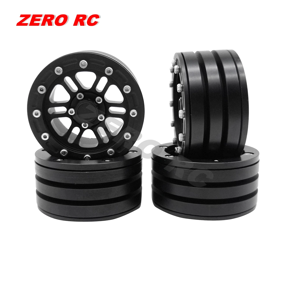 4 шт. полностью металлические колеса для внедорожника ROCK CRAWLER 1 9 Beadlock 1/10 AXIAL SCX10 II