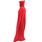 Накидка унисекс длинная бархатная накидка Костюмы для косплея в стиле Хэллоуин вечерние поставки 66 дюймов