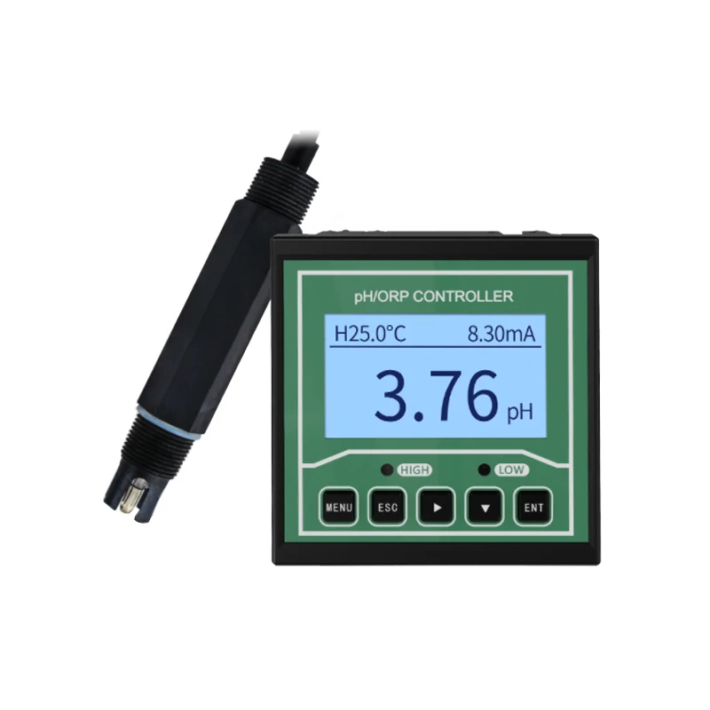 Онлайн промышленный pH метр Ph контроллер детектор проводимости Φ зонд ORP