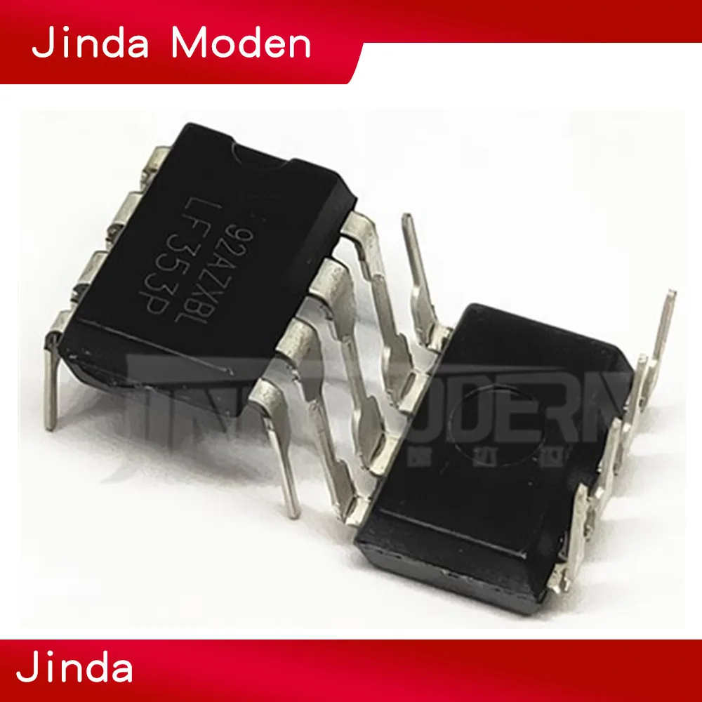 10 шт. LF353P DIP8 LF353N DIP-8 TI JFET-INPUT двойной операционный усилитель LF353 DIP | Электронные