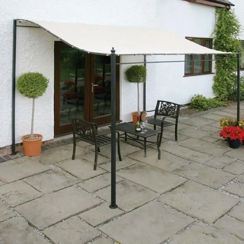 300D Waterproof Polyester Square Shade Sail Garden Terrace C