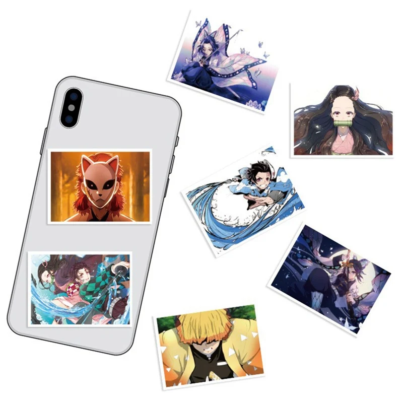 

30PCS Anime Haikyuu Demon Slayer Stickers Waterproof PVC Graffiti DIY Stickers for Laptop Luggage Skateboard Stickers