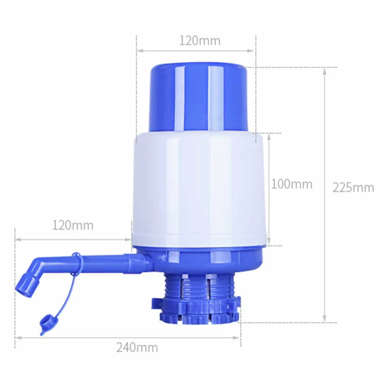 

Water Bottles Pump Manual Hand Pressure Drinking Fountain Pressure Pump Water Press Pump with an Extra Short Tube and Sanitary
