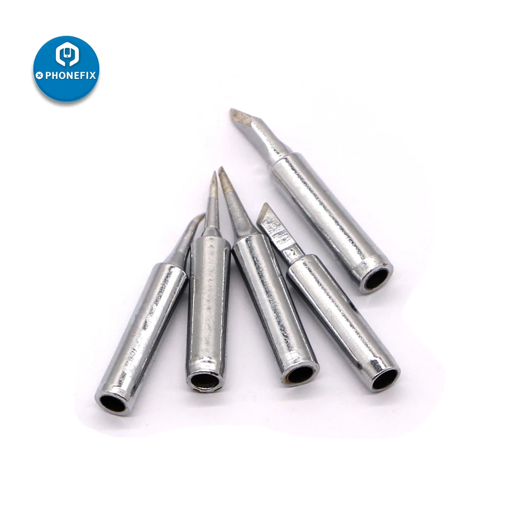 Набор наконечников для паяльника 900M-T комплект из 5 бессвинцовых сварочных